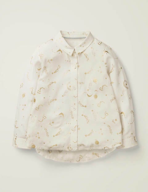 Fun Shirt - Ivory/Gold Foil Celestial Fun Shirt - Ivory/Gold Foil Celestial