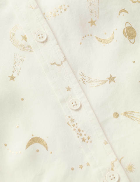 Fun Shirt - Ivory/Gold Foil Celestial Fun Shirt - Ivory/Gold Foil Celestial