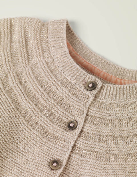 Alltagstauglicher Cardigan - Goldglitzer Alltagstauglicher Cardigan - Goldglitzer