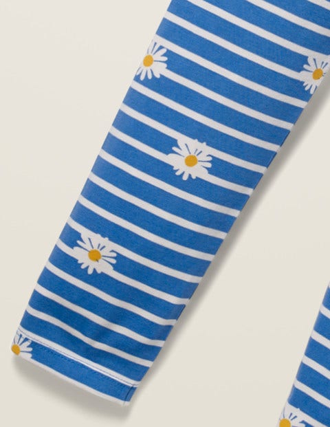 Fun Leggings - Elizabethan Blue/Ivory Daisy Fun Leggings - Elizabethan Blue/Ivory Daisy