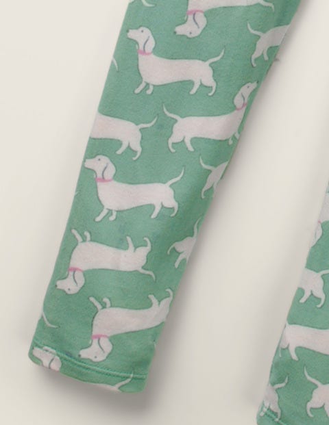 Fun Leggings - Hike Green Sausage Dogs Fun Leggings - Hike Green Sausage Dogs