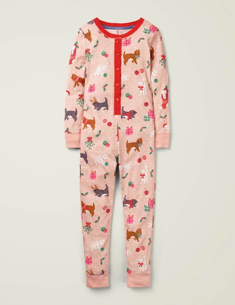 Combinaison-Pyjama Cosy - Chatons rose Provence poudré Combinaison-Pyjama Cosy - Chatons rose Provence poudré