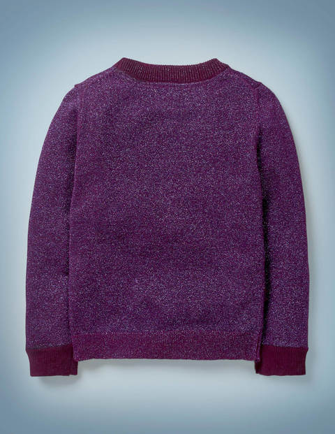 Embroidered Hogwarts Jumper - Plum Jam Purple Embroidered Hogwarts Jumper - Plum Jam Purple