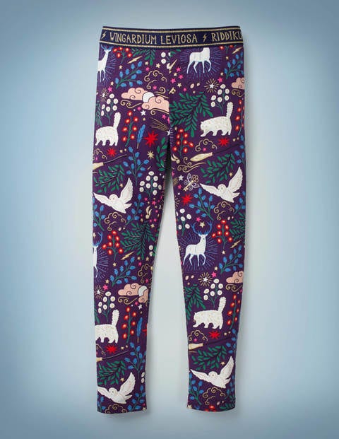 Harry Potter Leggings - Pflaumenmus-Lila Harry Potter Leggings - Pflaumenmus-Lila