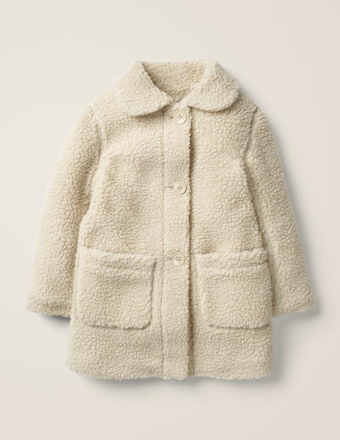 Manteau Cosy En Tissu Borg - Avoine Manteau Cosy En Tissu Borg - Avoine