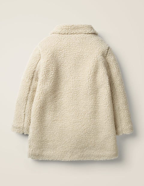 Manteau Cosy En Tissu Borg - Avoine Manteau Cosy En Tissu Borg - Avoine