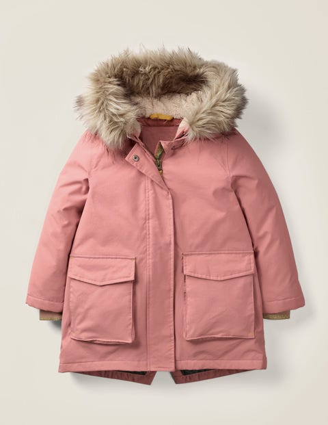Cosy Waterproof Coat - Dusky Rose Pink Cosy Waterproof Coat - Dusky Rose Pink