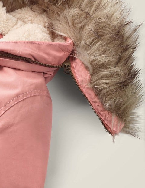 Cosy Waterproof Coat - Dusky Rose Pink Cosy Waterproof Coat - Dusky Rose Pink