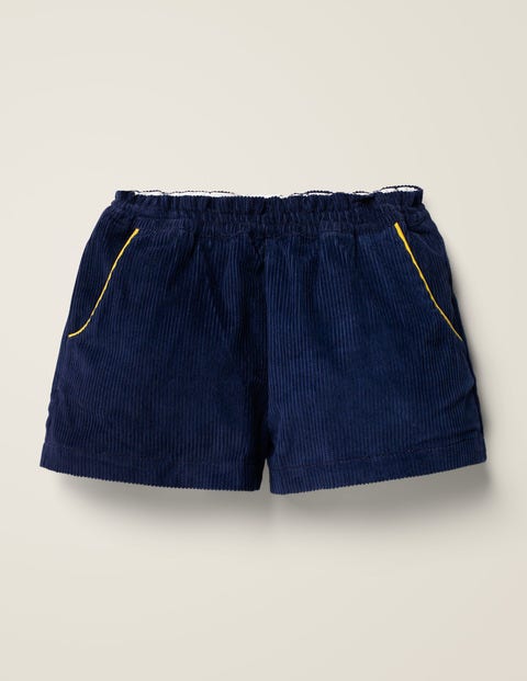 Shorts Aus Griffigem Cord - Navy Shorts Aus Griffigem Cord - Navy