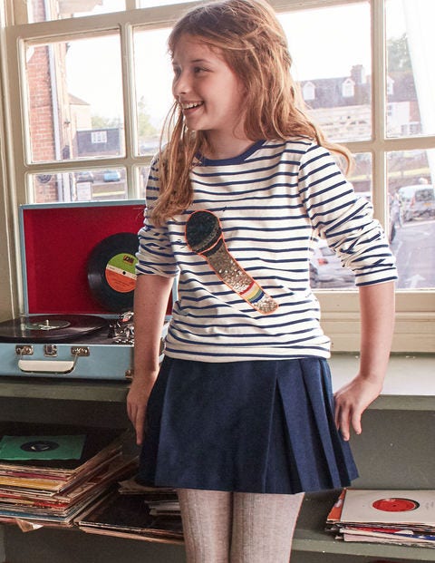 Wonderful Wool Kilt - Navy Wonderful Wool Kilt - Navy