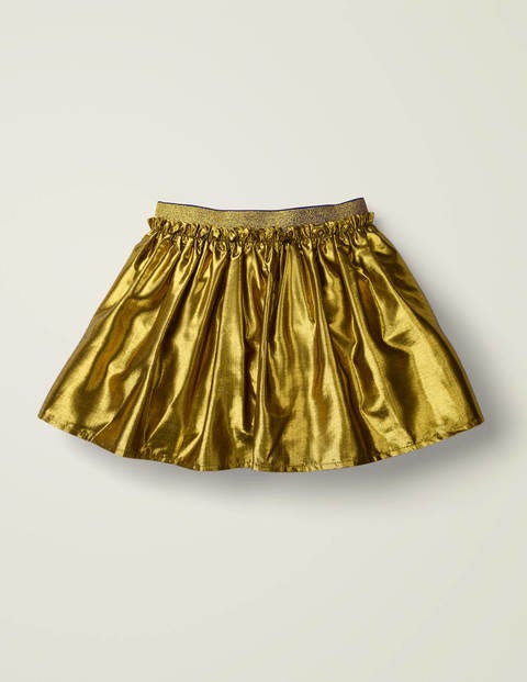 Metallic Party Skirt - Gold Metallic Metallic Party Skirt - Gold Metallic