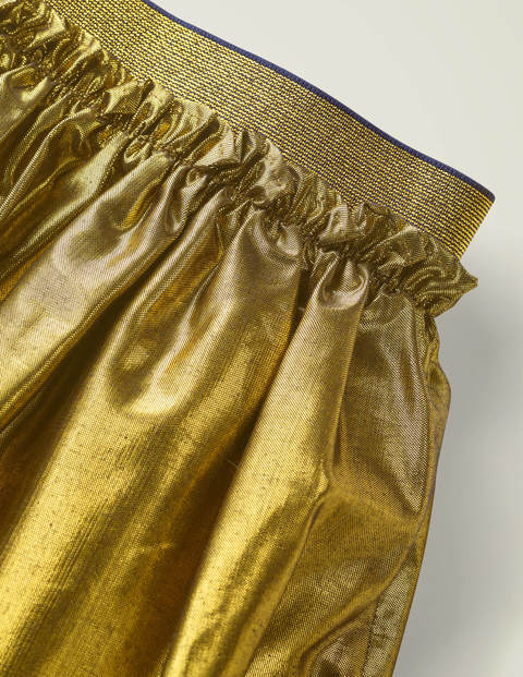 Metallic Party Skirt - Gold Metallic Metallic Party Skirt - Gold Metallic