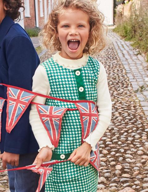 Retro Check Pinafore - Hike Green Check Retro Check Pinafore - Hike Green Check