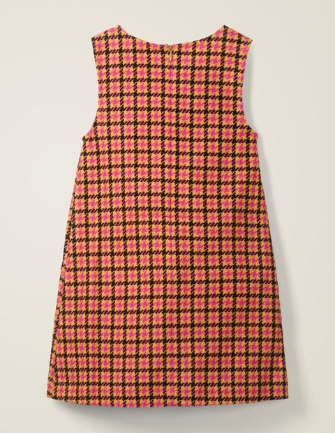 Retro Check Pinafore - Mellow Yellow Check Retro Check Pinafore - Mellow Yellow Check