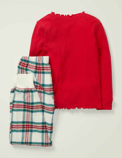 Pyjama tissé - Carreaux rouge rockabilly et vert Pyjama tissé - Carreaux rouge rockabilly et vert