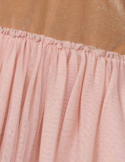 Kleid Mit Samtapplikation - Altrosa, Einhorn Kleid Mit Samtapplikation - Altrosa, Einhorn