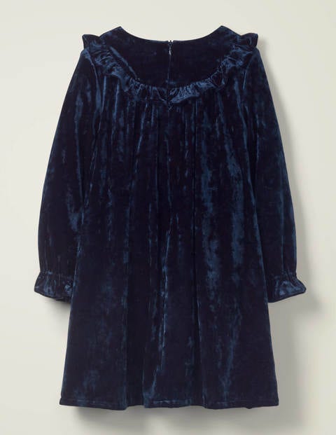 Velvet Party Dress - Navy Velvet Party Dress - Navy