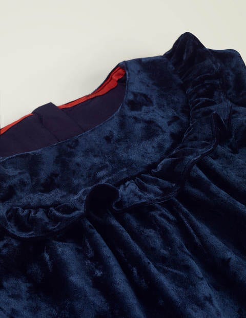 Velvet Party Dress - Navy Velvet Party Dress - Navy