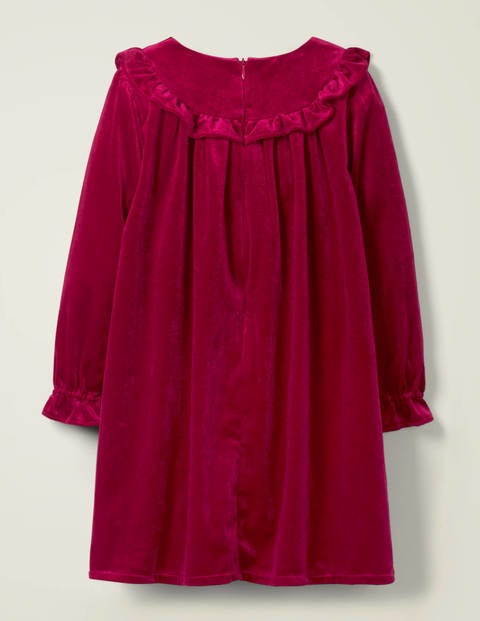 Velvet Party Dress - Rose Apple Red Velvet Party Dress - Rose Apple Red