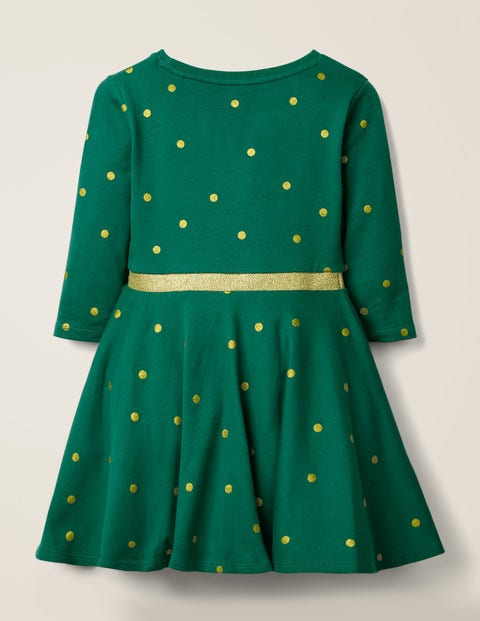 Robe Patineuse À Pois - Pois vert tilleul Robe Patineuse À Pois - Pois vert tilleul