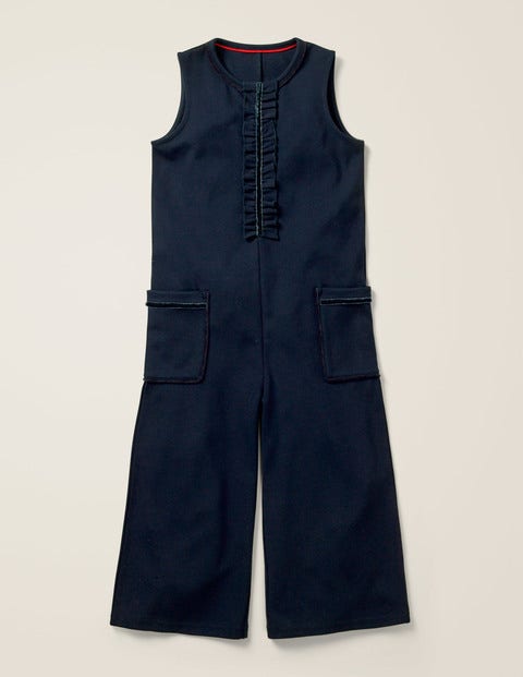 Ponte-Jumpsuit Mit Taschen - Dunkelblau Ponte-Jumpsuit Mit Taschen - Dunkelblau