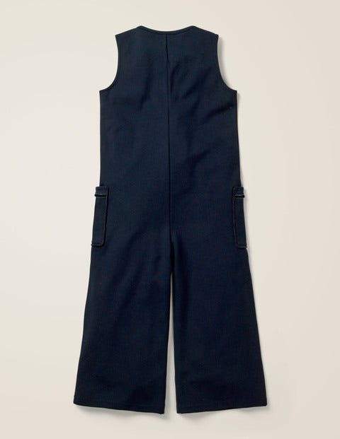 Ponte-Jumpsuit Mit Taschen - Dunkelblau Ponte-Jumpsuit Mit Taschen - Dunkelblau