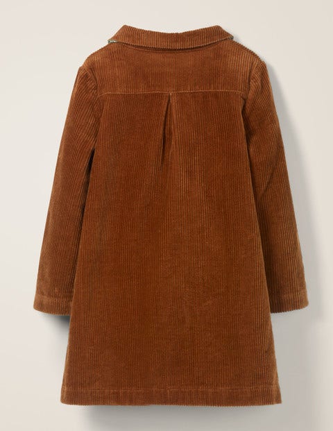 Button-Through Dress - Butterscotch Brown Button-Through Dress - Butterscotch Brown