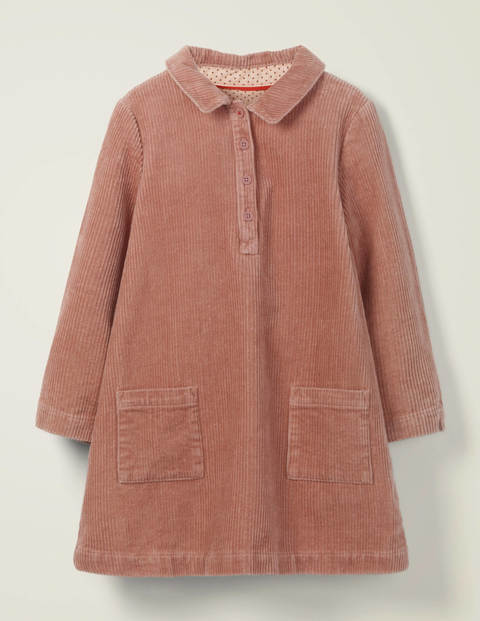 Button-Through Dress - Dusky Rose Pink Button-Through Dress - Dusky Rose Pink