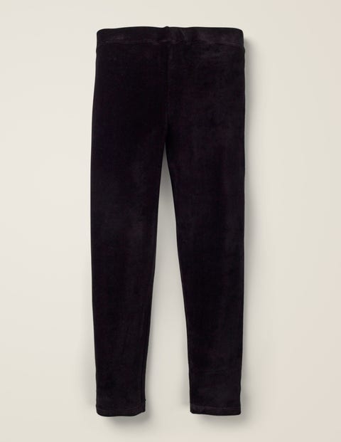 Samt-Leggings - Schwarz Samt-Leggings - Schwarz