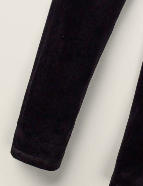 Samt-Leggings - Schwarz Samt-Leggings - Schwarz