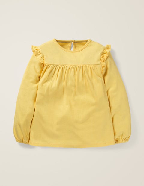 Floaty Ruffle Top - Spicy Mustard Yellow Floaty Ruffle Top - Spicy Mustard Yellow