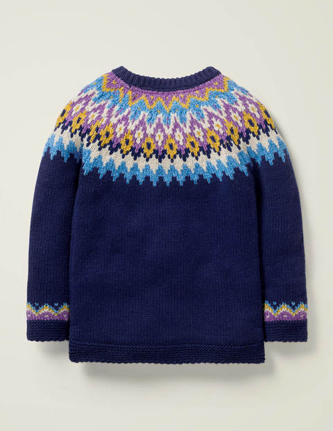 Fair-Isle-Pullover - Dunkelblau Fair-Isle-Pullover - Dunkelblau
