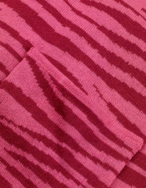 Animal Print Knitted Dress - Pink Ruby Zebra Animal Print Knitted Dress - Pink Ruby Zebra