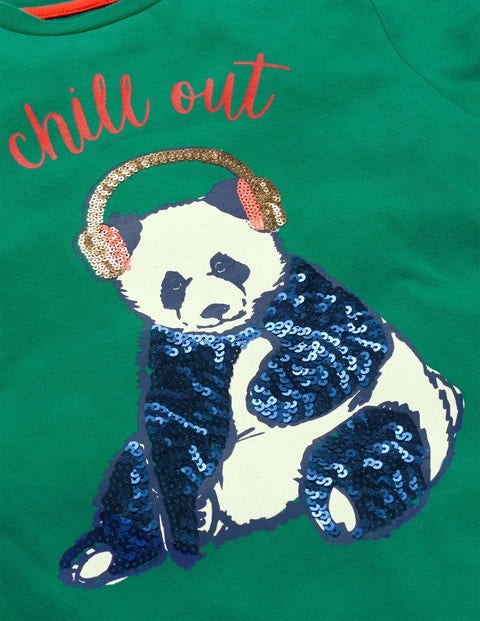 Colour-Change Animal T-Shirt - Hike Green Panda Colour-Change Animal T-Shirt - Hike Green Panda