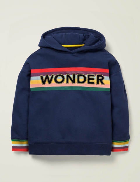 Cosy Sparkle Hoodie - College Blue Wonder Cosy Sparkle Hoodie - College Blue Wonder