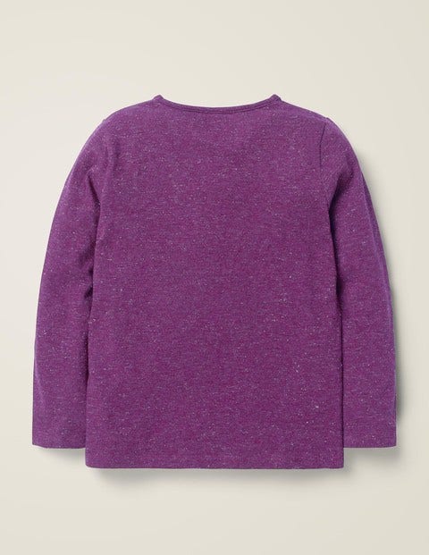 Oberteil Mit Monstern - Violett, Glitzer Oberteil Mit Monstern - Violett, Glitzer