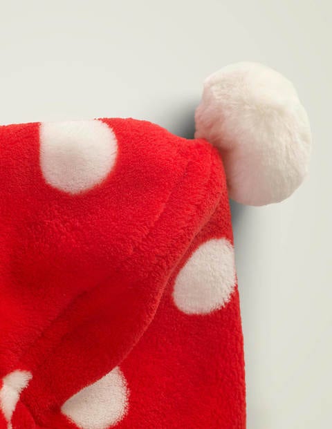 Cosy Dressing Gown - Carmine Red Spot Cosy Dressing Gown - Carmine Red Spot