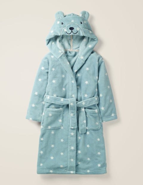 Novelty Dressing Gown - Cloudburst Blue Stars Bear Novelty Dressing Gown - Cloudburst Blue Stars Bear