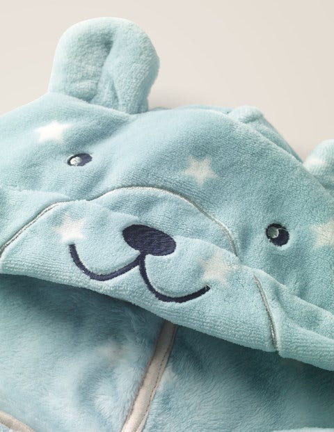 Novelty Dressing Gown - Cloudburst Blue Stars Bear Novelty Dressing Gown - Cloudburst Blue Stars Bear