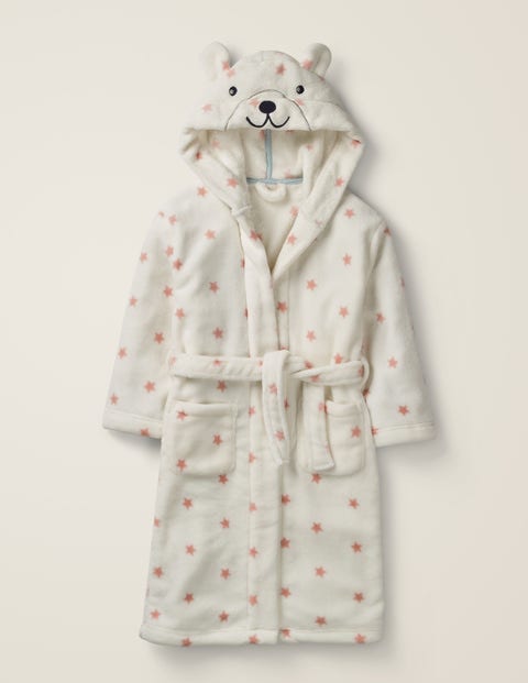 Novelty Dressing Gown - Chalky Pink Stars Bear Novelty Dressing Gown - Chalky Pink Stars Bear
