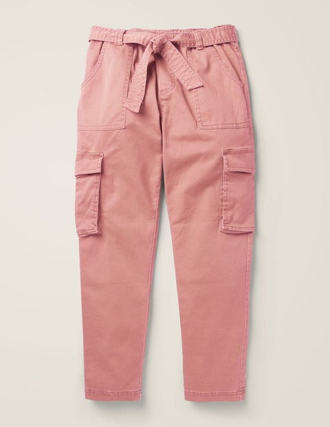 Cargo Trousers - Dusky Rose Pink Cargo Trousers - Dusky Rose Pink