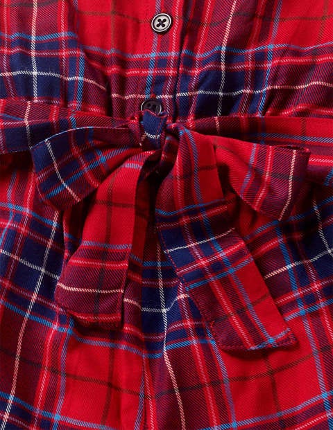 Lined Relaxed Woven Jumpsuit - Rockabilly Red Check Lined Relaxed Woven Jumpsuit - Rockabilly Red Check