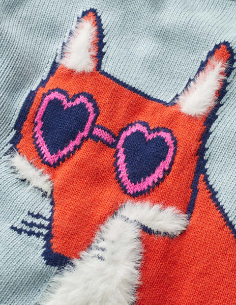 Fun Animal Jumper - Cloudburst Blue Fox Fun Animal Jumper - Cloudburst Blue Fox