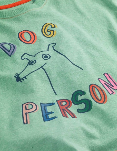 Pet Person T-Shirt - Mineral Green Marl Dog Pet Person T-Shirt - Mineral Green Marl Dog