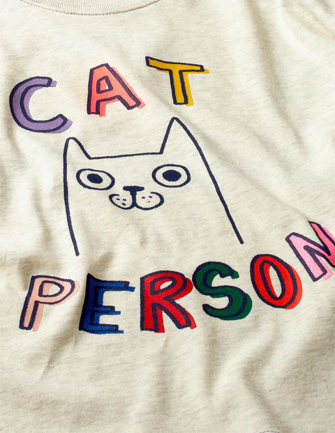 T-Shirt Pet Person - Chat avoine chiné T-Shirt Pet Person - Chat avoine chiné
