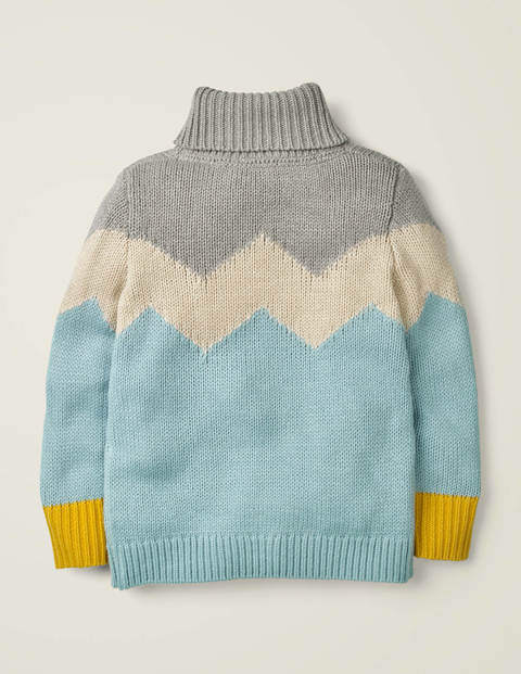Rollkragenpullover - Wolkenblau Rollkragenpullover - Wolkenblau