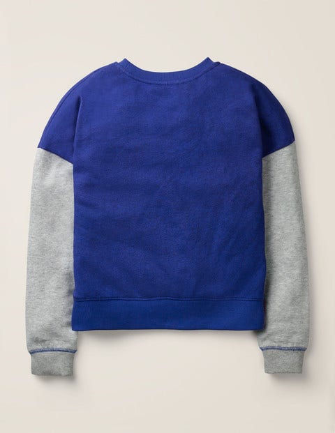 Sweat Ski Heart - Motif Ski Heart bleu éclatant Sweat Ski Heart - Motif Ski Heart bleu éclatant