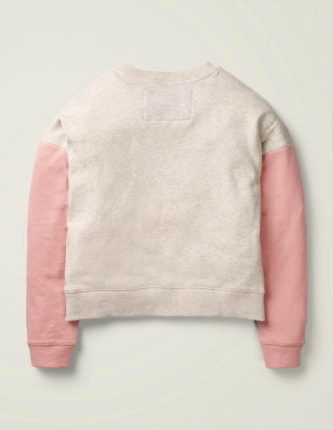 Ski Heart Sweatshirt - Oatmeal Marl Ski Heart Ski Heart Sweatshirt - Oatmeal Marl Ski Heart