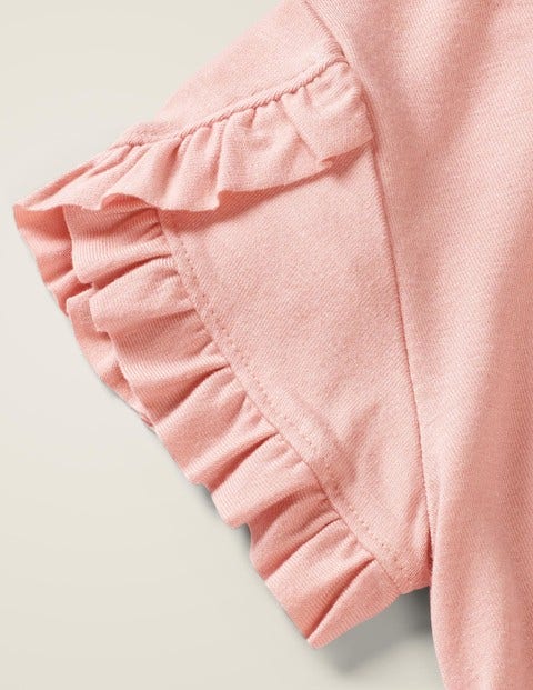 Frill Wrap Sleeve Top - Boto Pink Frill Wrap Sleeve Top - Boto Pink