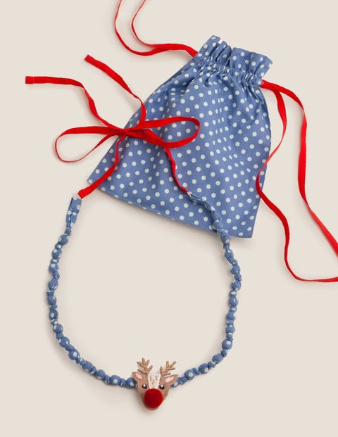 Fabric Necklace - Jolly Christmas Fabric Necklace - Jolly Christmas